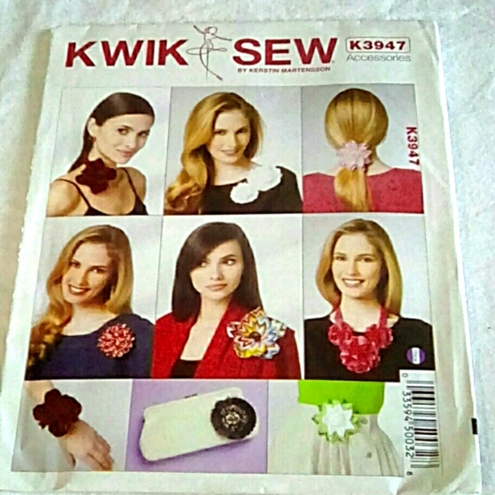 Kwik Sew K3947 Flower accessories New &Uncut